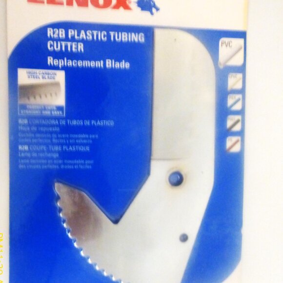 Lenox R2B Plastic TUBING CUTTER Blade Replacement Carbon Steel Blade Tube Cutter - Picture 3 of 4